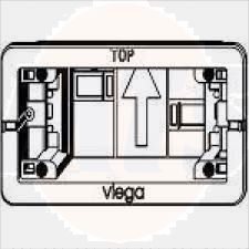Viega base plate 8331.7 in plastic 610838