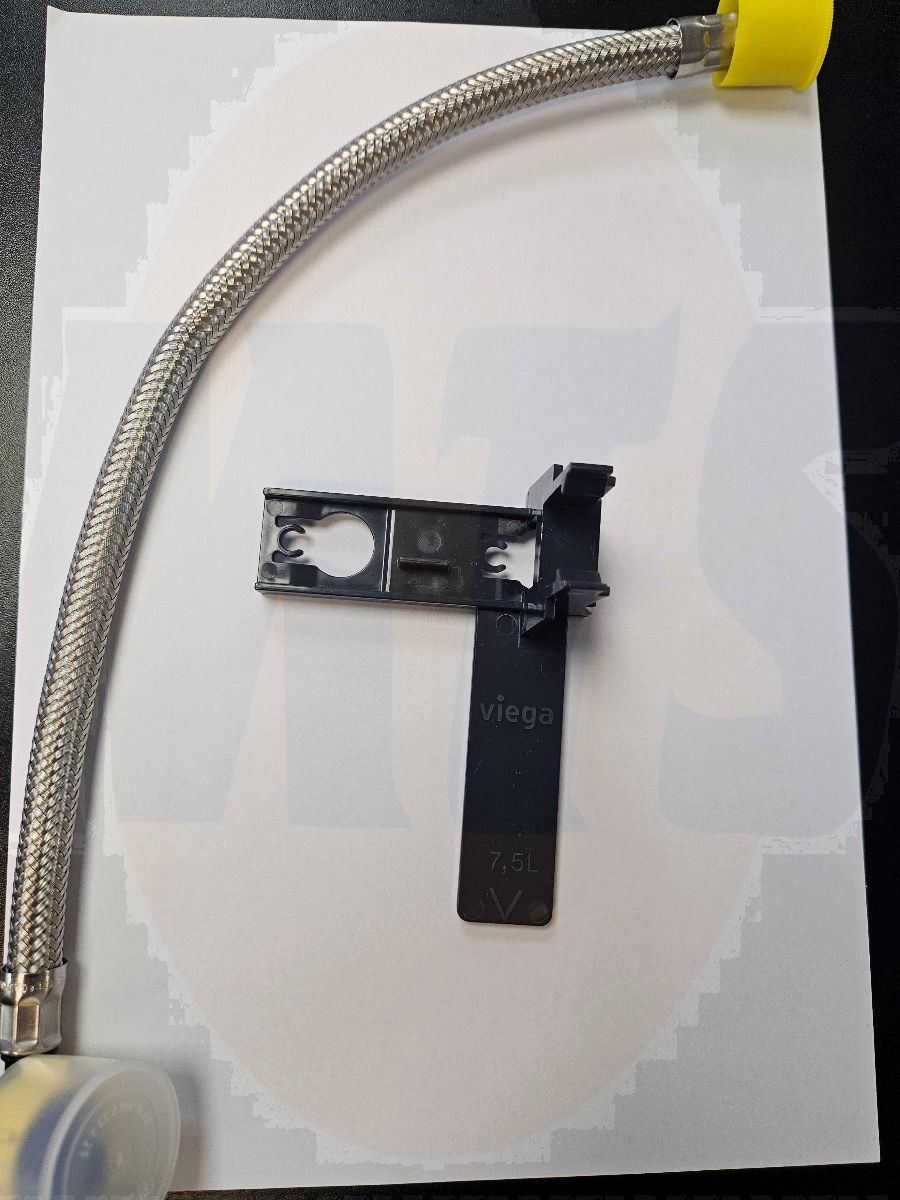 Viega Flexible hose and support clip