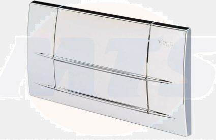 Viega Visign for life 3 wc control plate two-button Chrome 463045