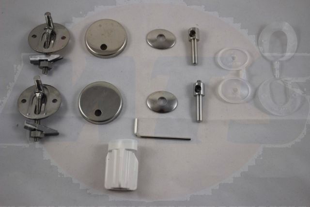 Villeroy & Boch Toilet Seat Hingers Chrome 92236561 / 4051202543891