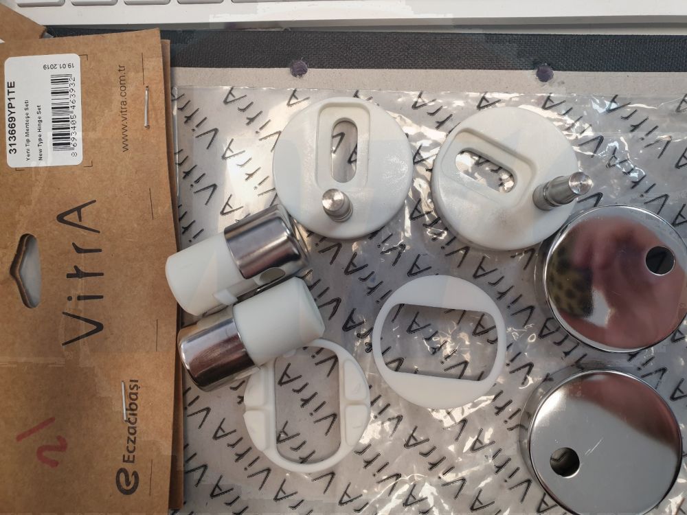 Vitra 313669 soft close toilet seat hinges 