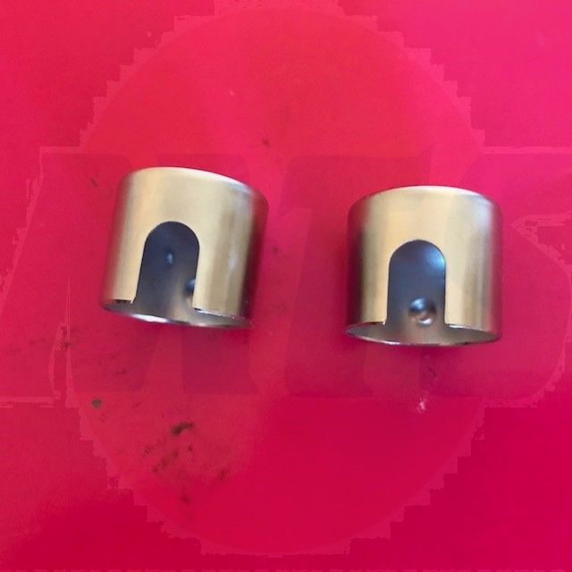 Vitra 420421  Metal / Stainless Steel caps Type 2 - for Gray colored damper, slow closing and standard 64-72-7