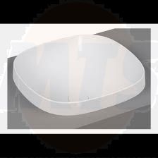 Vitra Frame Square Countertop Washbasin, Matte White 5654B401-0016