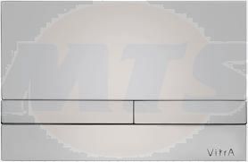 Vitra Metal Chrome Select Chrome Plated Mechanical Dual Flush Plate 740-1121