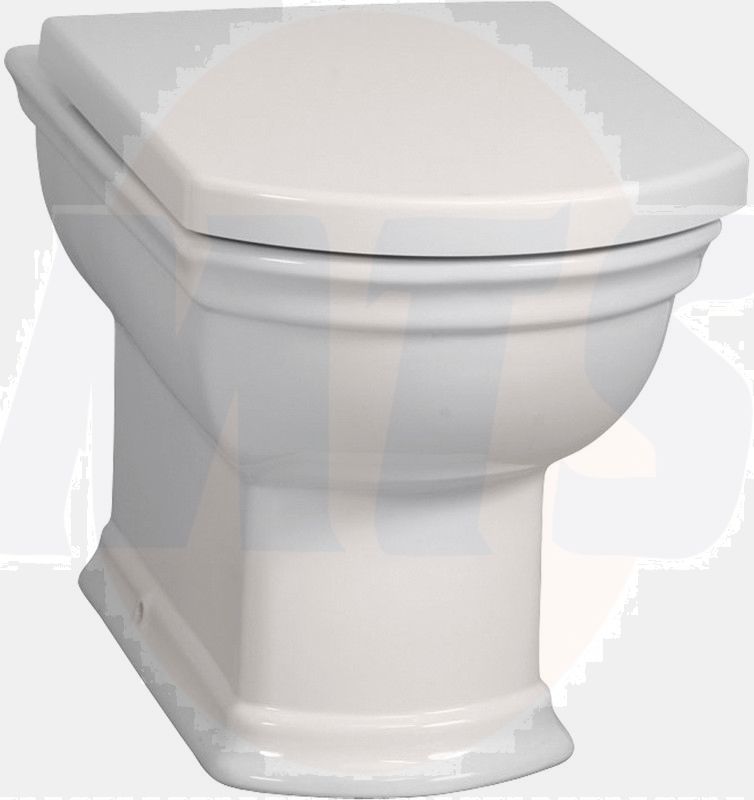 Vitra Serenada Back-To-Wall / Wall Hung and Close Couple Toilet Seat and Cover Soft /Slow Closing White 95-003-029