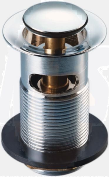 Wirquin 30 - WASTE C50530 BRASS DOME SPRUNG BASIN WASTE CP -WBK95WC