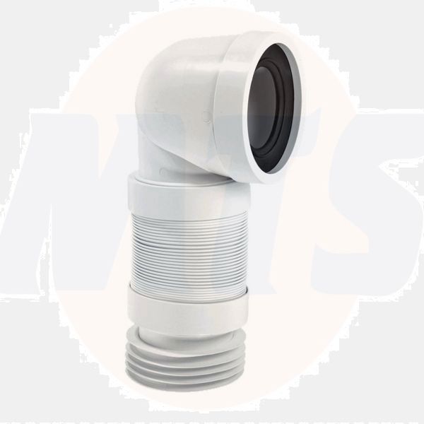 McAlpine 90° Flexible WC Pan Connector WC-CON8F