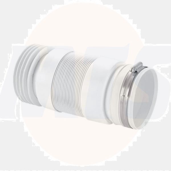 McAlpine WC-F21R flexible WC Conn & J/Clip (10bx)