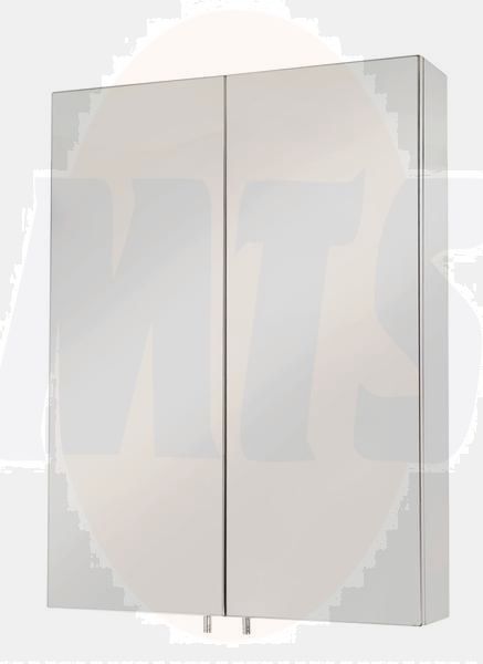 Croydex WC756105 Anton 2-Dr Cabinet S/S