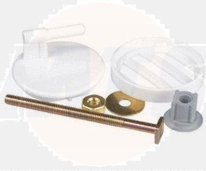 Wenko Toilet-seat Hinge attachment  Plastic and Chrome