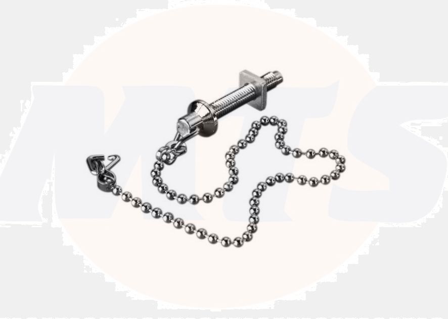 Wirquin 30120627 MACDEE BASIN BALL CHAIN & STAY CHROME 30120627