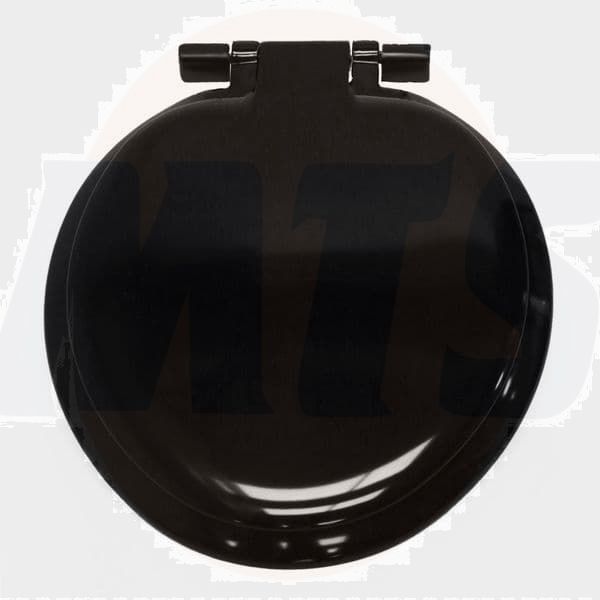 Wirquin Celmac SSO11 BLACK Sonata Seat with Plastic Seat Hinges