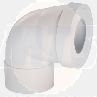 WIRQUIN Female short angled toilet pipe 71020102