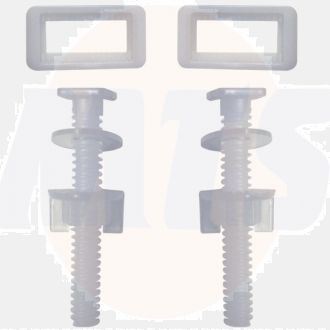 Wirquin Plastic fixing set for toilet seat wirquin family 20719931