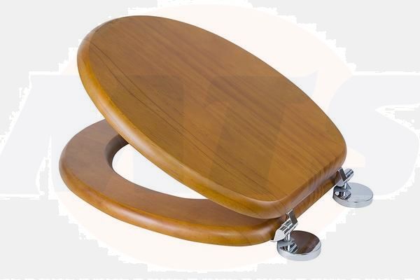Croydex WL602250H Davos Antique Pine Toilet Seat