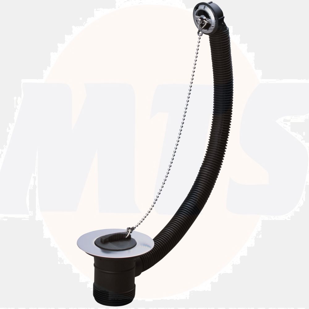 Macdee.WSO53SS.1.1/2in.Sink.Wst.Plug.Chain.O/Flow...