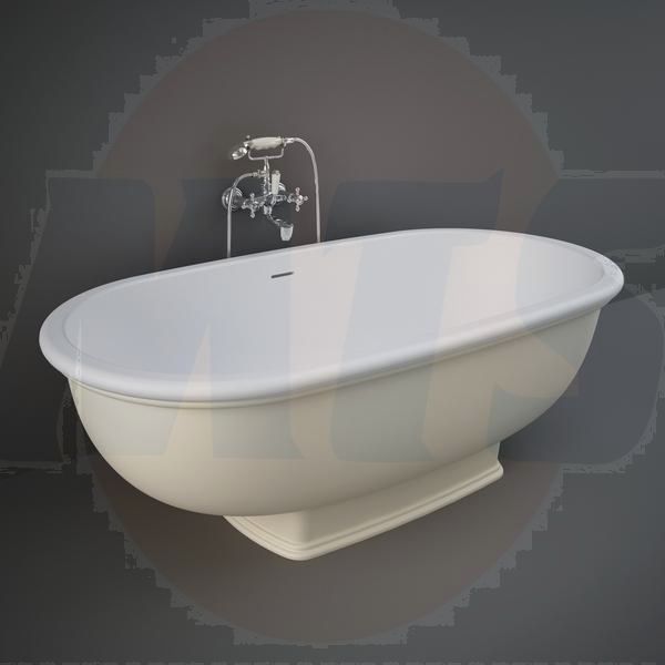RAK Washington Freestanding Bath Tub In Greige WTBT15681505 Bathroomsuites