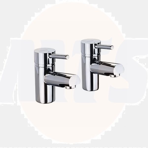 Twyford.X60.bath.03-Apr.inch.pillar.taps.X605215CP...