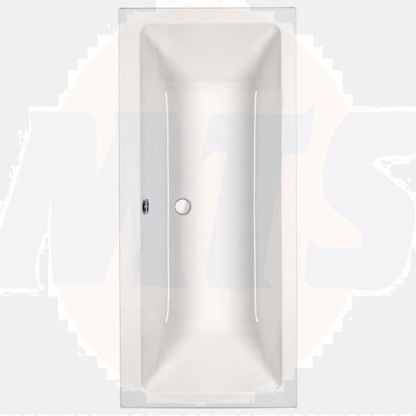 Roca  The Gap double-ended bath 1700 x 700mm - 0 taphole (reduced capacity) Z024722000