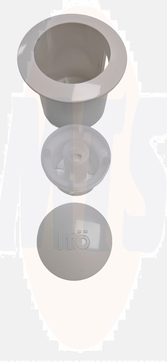 Ifö rinse button aqua 21
The white Ifo flush button fits Cera, Aqua 21 and children's toilets