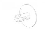 Dornbracht decorative cap spare parts 093120049 chrome, 093120049-00