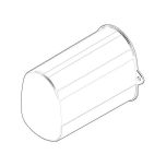 Dornbracht 09210210390 cap for DOVB xTool thermostat module
