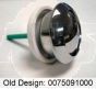 Duravit Single push button chrome 0075091000 for Flush valve Geberit  0074137600