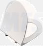 Vitra Sento Slim Toilet Seat, Soft Close, Matte Black 120-083-009