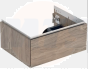 Geberit ONE cabinet for washbasin, with one drawer: Washbasin width=60cm, H=26.6cm, T=47cm, hickory / wood-textured melamine  505.071.00.6
