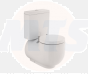 SANINDUSA WCA TOILET SEAT AND COVER WITH HINGES 2111100