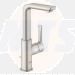 Grohe Lineare L-Size basin mixer 23296DC1 supersteel, with pop-up waste