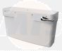 Dudley 316399 Mirage SISO Cistern with Kit Concealed toilet cistern fitted with vandal resistant stops to prevent levers being rotated backward.