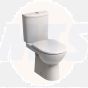 Geberit Selnova WC Seat L Shape Btm Fix Hinge  500.331.01.1