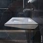 ONE washbasin, floating design: B=120cm, KeraTect / white , gloss chrome  500.392.01.1