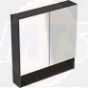 Selnova Square 58.8 cm Mirror cabinet, two doors, Lava 501.265.00.1