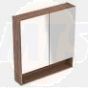 Selnova Square 78.8 cm Mirror cabinet, two doors, Hickory 501.270.00.1