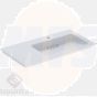 Geberit ONE vanity basin, horizontal outlet, left shelf surface: B=90cm, T=48cm, Tap hole=right, Overflow=without, white / KeraTect, glossy white   505.009.00.1