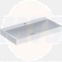 Geberit ONE washbasin, vertical outlet: B=90cm, T=48cm, Tap hole=central, Overflow=without, white / KeraTect  505.020.01.3