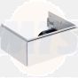 Geberit ONE cabinet for washbasin, with one drawer: Washbasin width=60cm, H=26.6cm, T=47cm, white / high-gloss coated  505.071.00.1