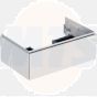 Geberit ONE cabinet for washbasin, with one drawer: Washbasin width=75cm, H=26.6cm, T=47cm, white / high-gloss coated  505.072.00.1