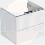Geberit ONE cabinet for washbasin, with two drawers: Washbasin width=60cm, H=50.4cm, T=47cm, white / high-gloss coated  505.261.00.1