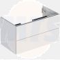 Geberit ONE cabinet for washbasin, with two drawers: Washbasin width=90cm, H=50.4cm, T=47cm, white / matt coated  505.263.00.2