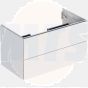 Geberit ONE cabinet for washbasin, with two drawers: Washbasin width=90cm, H=50.4cm, T=47cm, sand grey / high-gloss coated  505.263.00.4