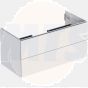 Geberit ONE cabinet for washbasin, with two drawers: Washbasin width=105cm, H=50.4cm, T=47cm, white / high-gloss coated  505.264.00.1