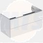 Geberit ONE cabinet for washbasin, with two drawers: Washbasin width=105cm, H=50.4cm, T=47cm, white / matt coated  505.264.00.2