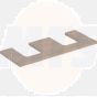 Geberit ONE washtop, double cut-out, for lay-on washbasin, bowl shape: B=120cm, H=3cm, T=47cm, oak / wood-textured melamine  505.335.00.5