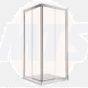 Geberit 90cm square shower enclosure GEO  560.122.00.2