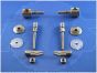 Keramag Renova Nr. 1 Comprimo 598126000 set of 2 hinges for toilet seat chrome, These hinges fit the toilet seat Keramag Renova Nr. 1 Comprimo 571044 (from 06/2002).
