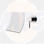 Ramon Soler Concealed wash basin mixer with cascade cartridge 35100 (6689-2) XX1801+169 +7500N-35