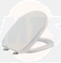 ROPER RHODES COMPLETE TOILET SEAT AND COVER WITH FITTINGS SOFT CLOSE  8906WSC2